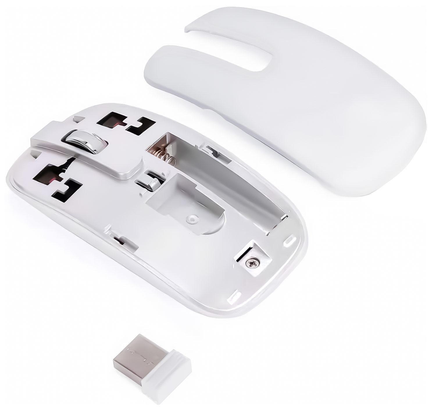 Kit Mouse Teclado Inalambrico Para Pc Notebook Usb Pilas-4