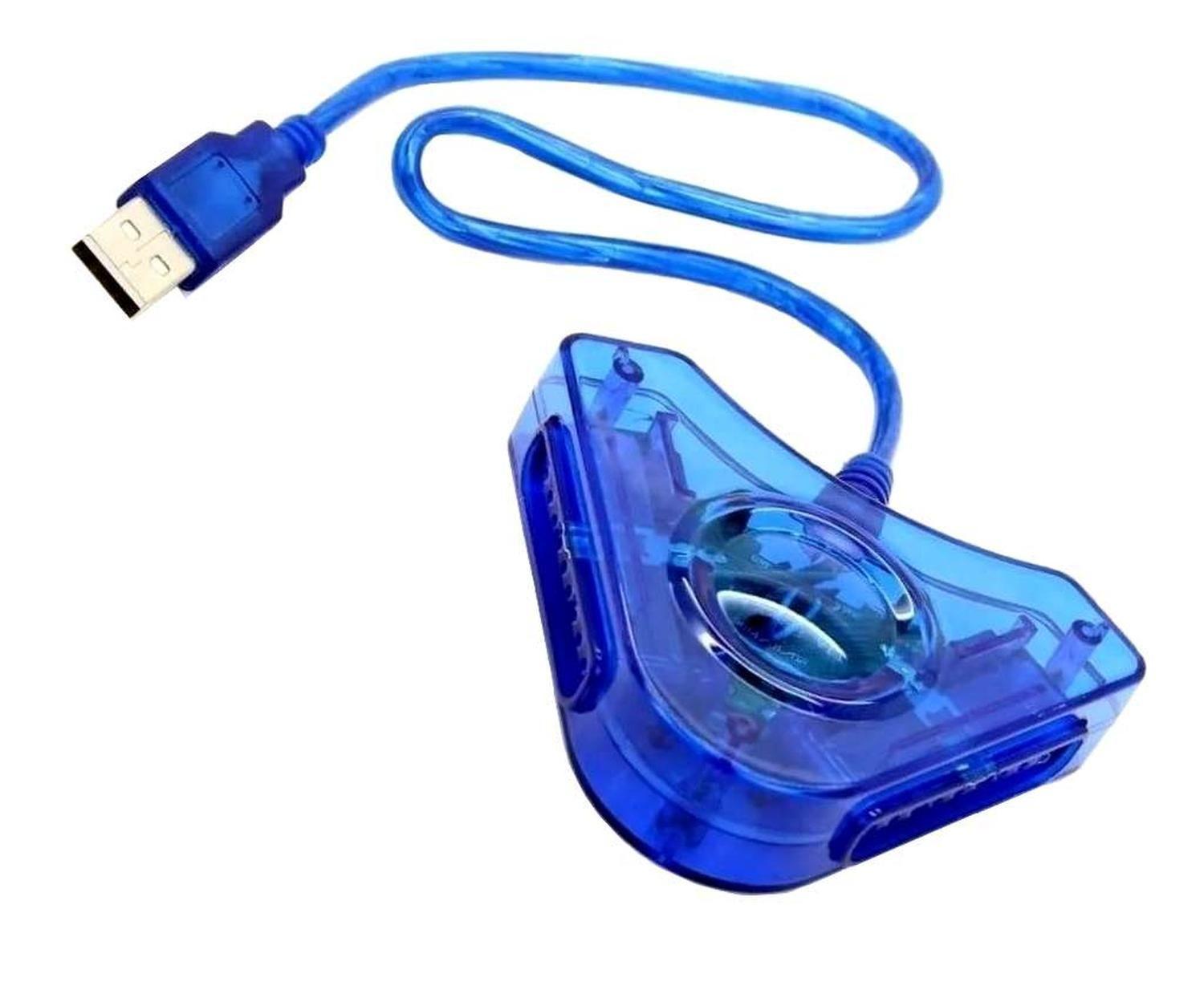 Adaptador Playstation 2 A Usb Pc Usa Control Play Ps2 En Pc-2