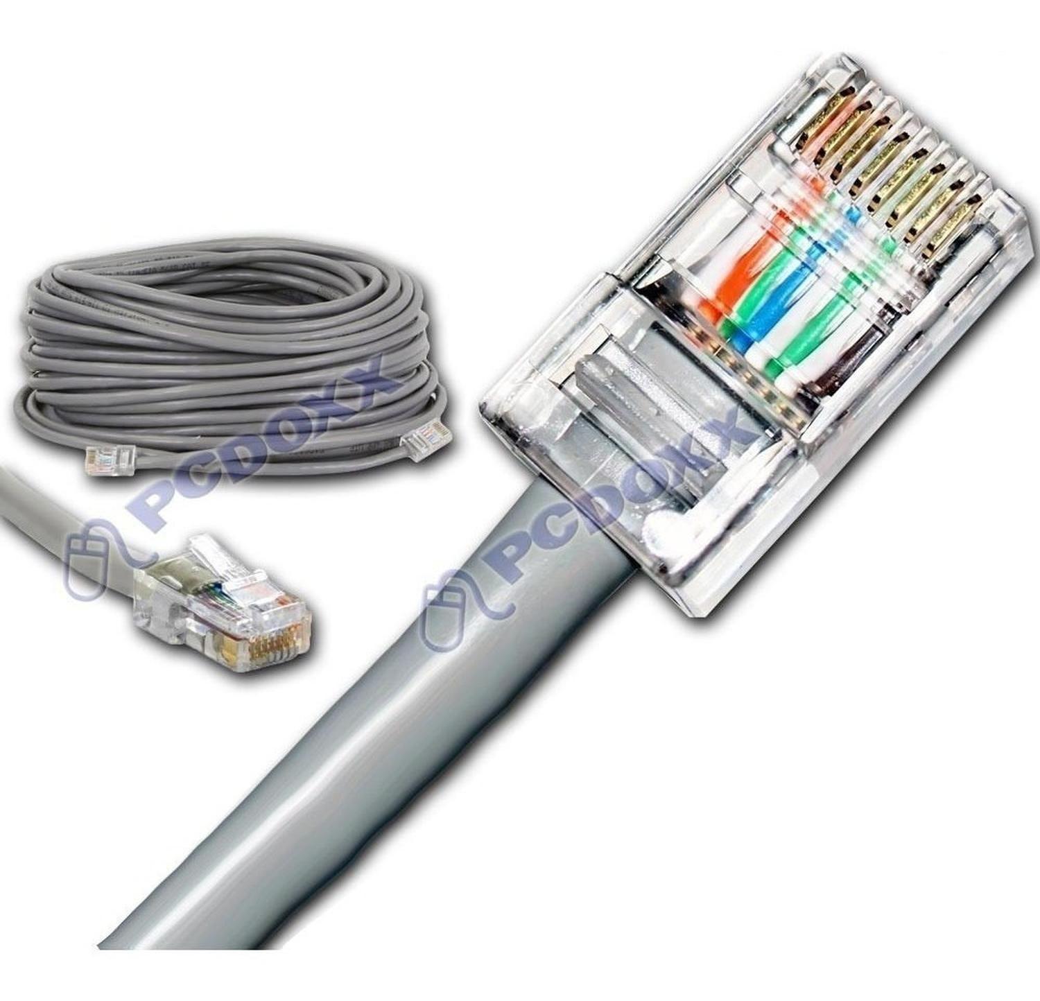 Cable Red Utp Rj45 Cat 5e 1.5mts Gris Lan Intenet Ethernet-2