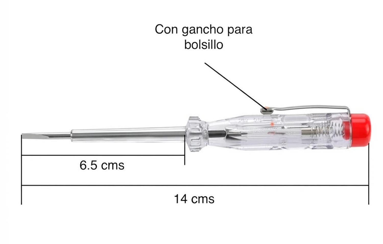 Tester Probador Buscador De Polos Corriente Destornillador-3