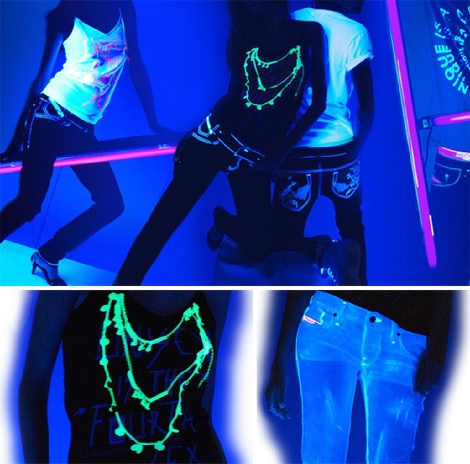 Ampolleta Fiesta Fluor Luz Negra Ultravioleta Uv Disco Neon-2