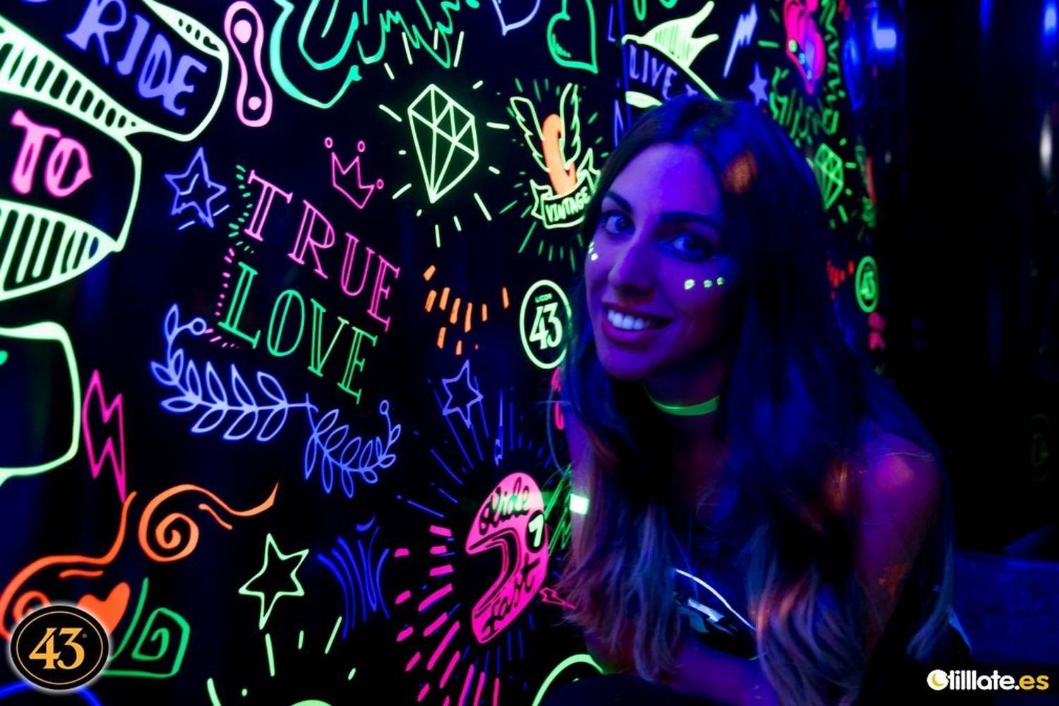 Ampolleta Fiesta Fluor Luz Negra Ultravioleta Uv Disco Neon-3