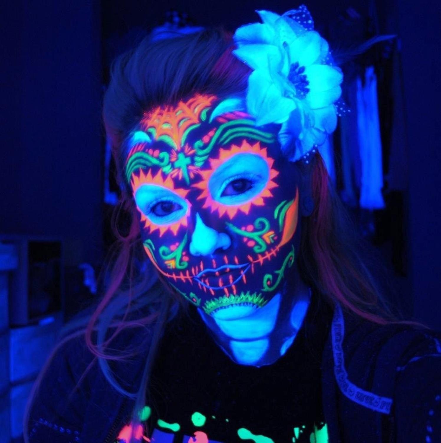 Ampolleta Fiesta Fluor Luz Negra Ultravioleta Uv Disco Neon-5
