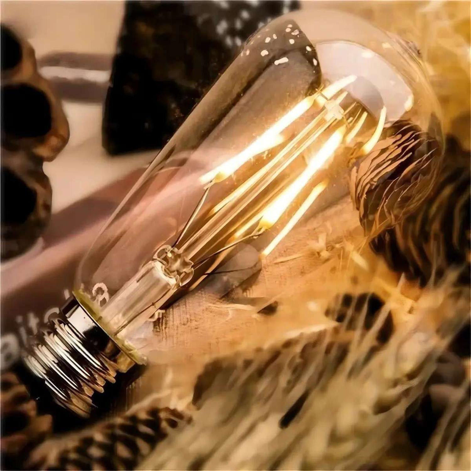 Ampolleta Led Retro Vintage Luz Calida Decoracion Filamento Diseño 3-2