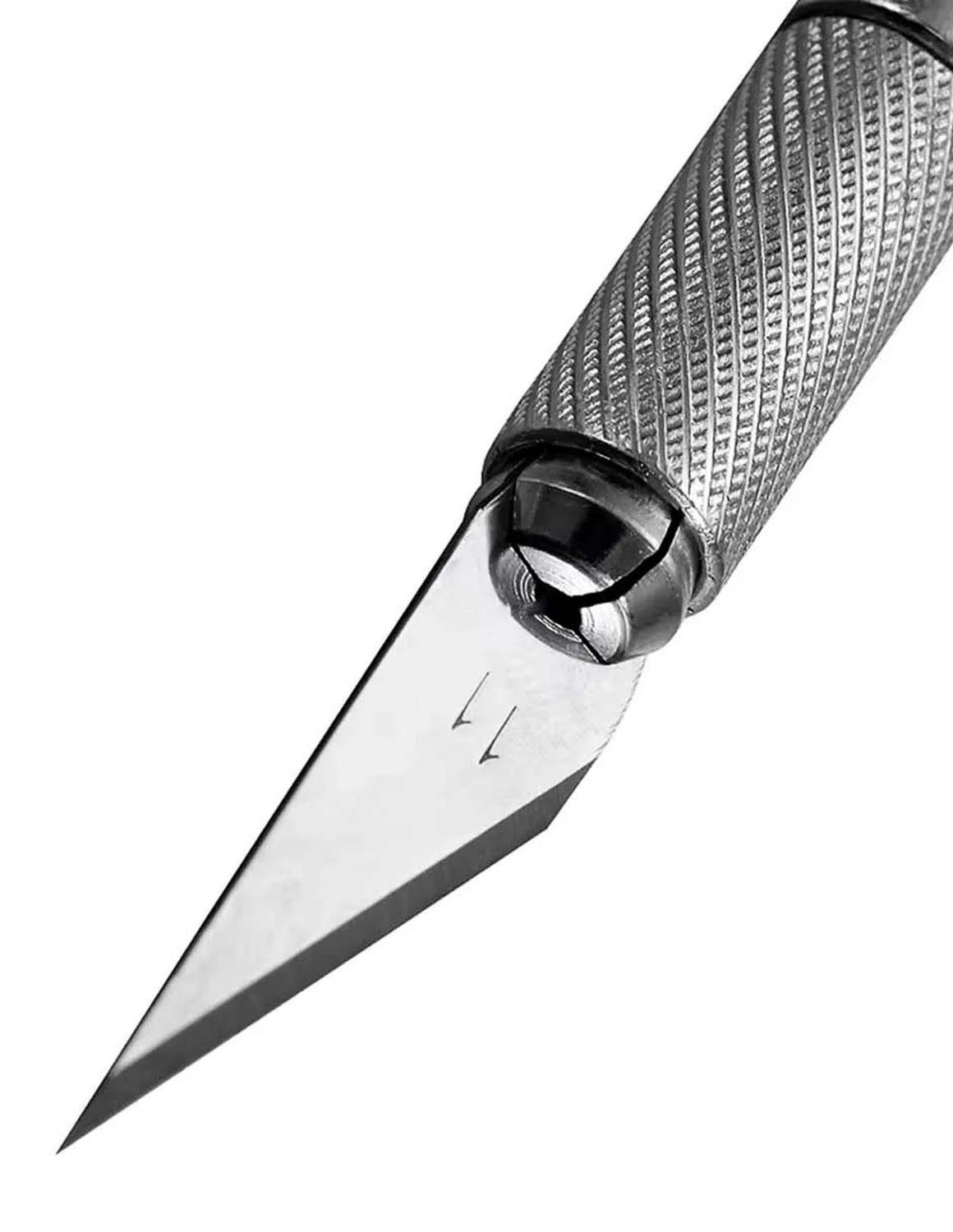 5x Hoja Cuchilla Repuesto Bisturi Escalpelo Cutter Universal-2