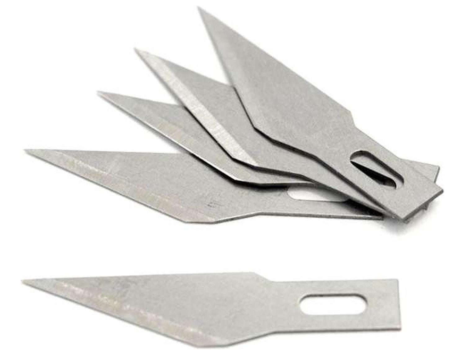 5x Hoja Cuchilla Repuesto Bisturi Escalpelo Cutter Universal-4