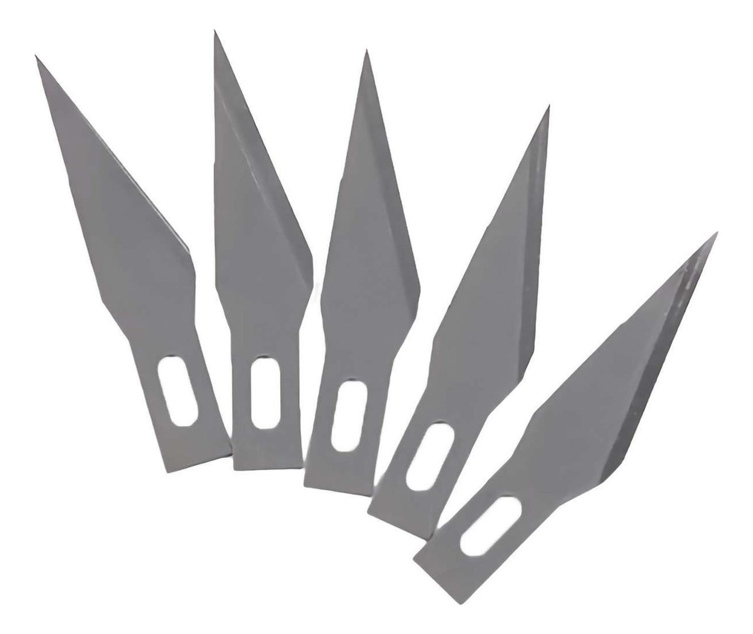 5x Hoja Cuchilla Repuesto Bisturi Escalpelo Cutter Universal-5