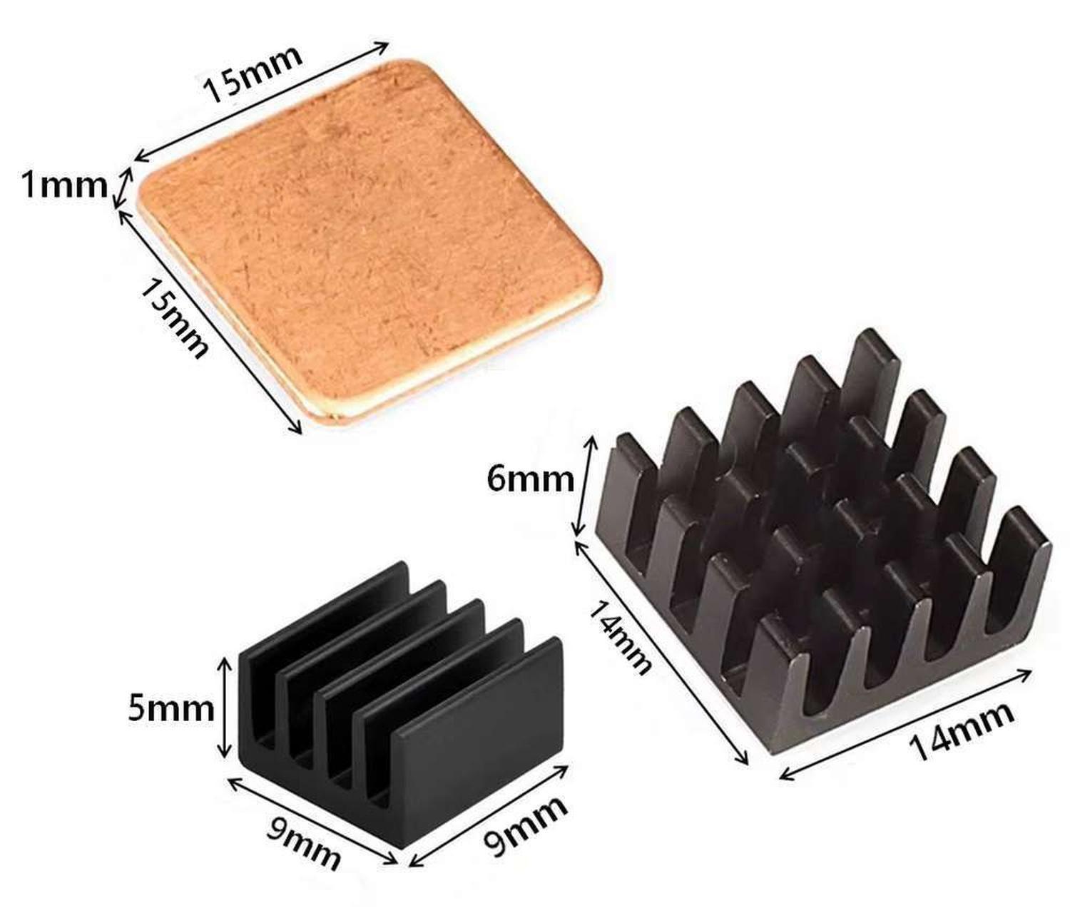 Pack Disipador Calor Termico Chip Controladores Raspberry Pi-6