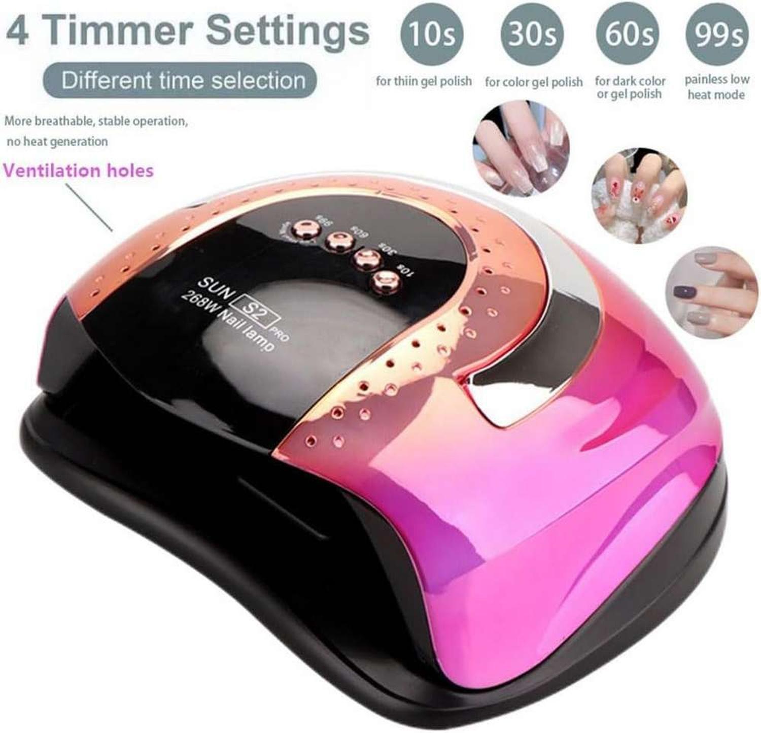 Lampara Led Secador Uv Uñas Manicure Esmalte Permanente Secadora-3