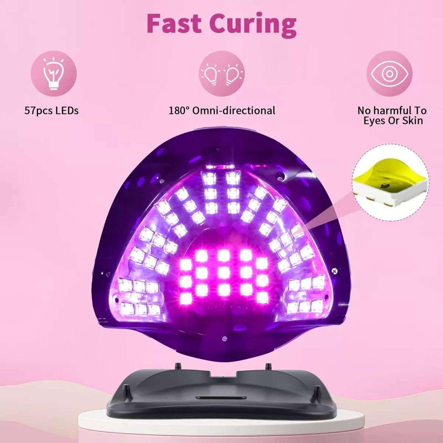 Lampara Led Secador Uv Uñas Manicure Esmalte Permanente Secadora-7
