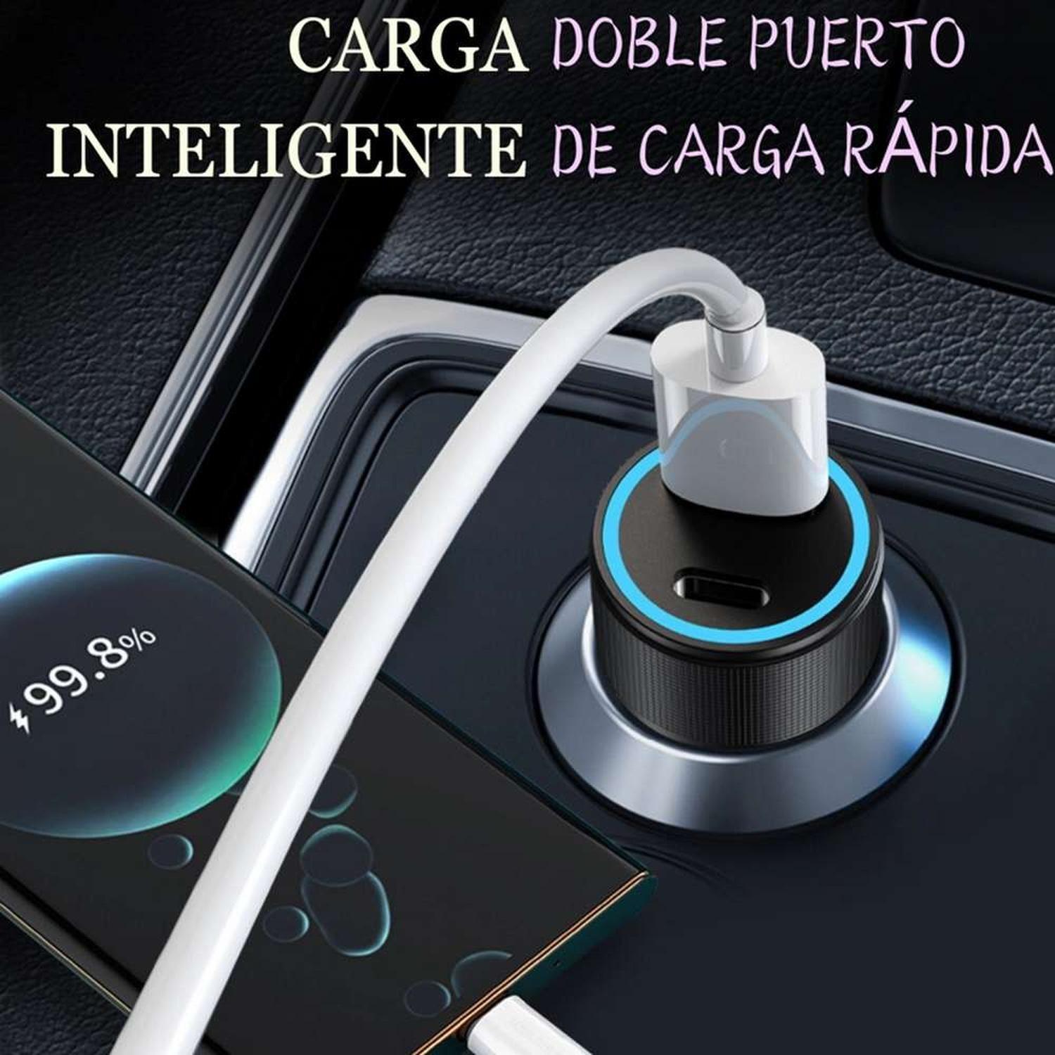 Cargador Celular Encendedor Auto Usb Tipo C Adaptador Enchufe-4