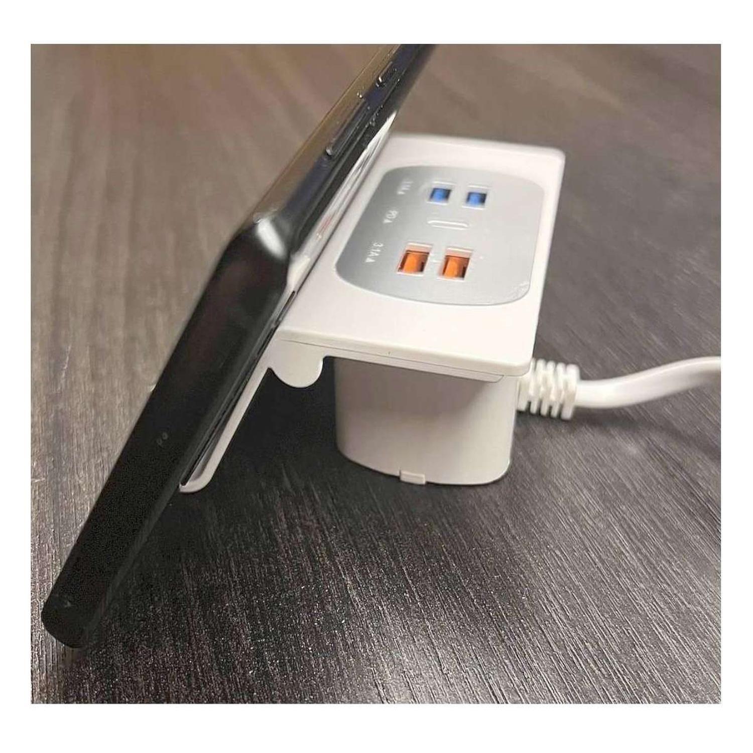 Cargador Carga Celular Tipo C Usb Corriente Enchufe Multi-3