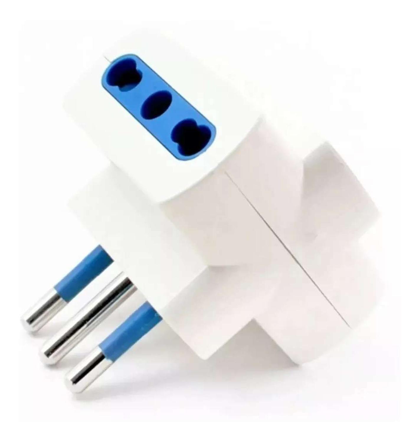 Enchufe Triple Trifasico Adaptador Ladron Corriente 220v-2