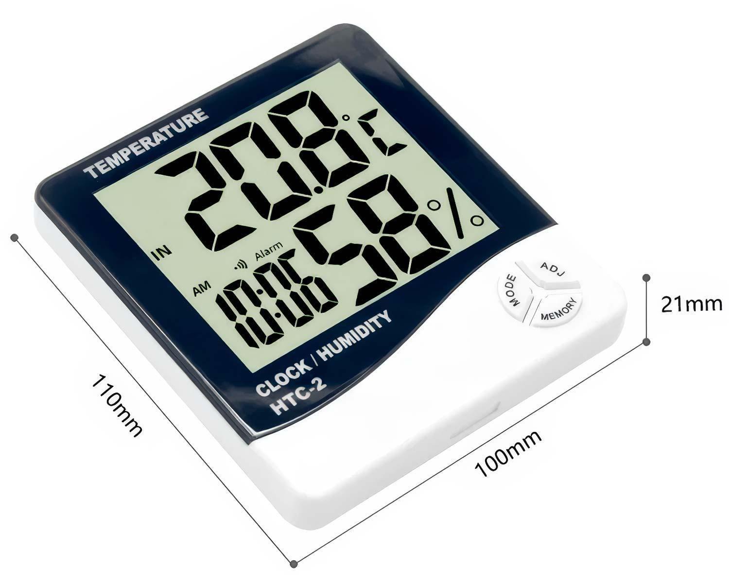 Termohigrometro Medidor Digital De Temperatura Y Humedad-3