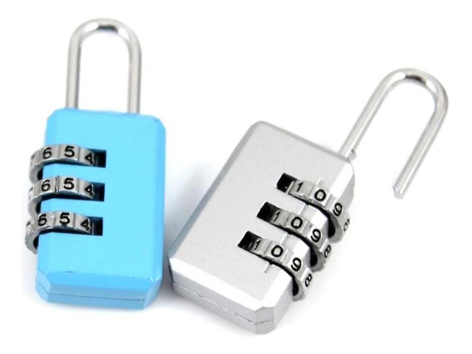 7x Pack Candado Con Clave Para Armarios, Equipaje, Lockers-3