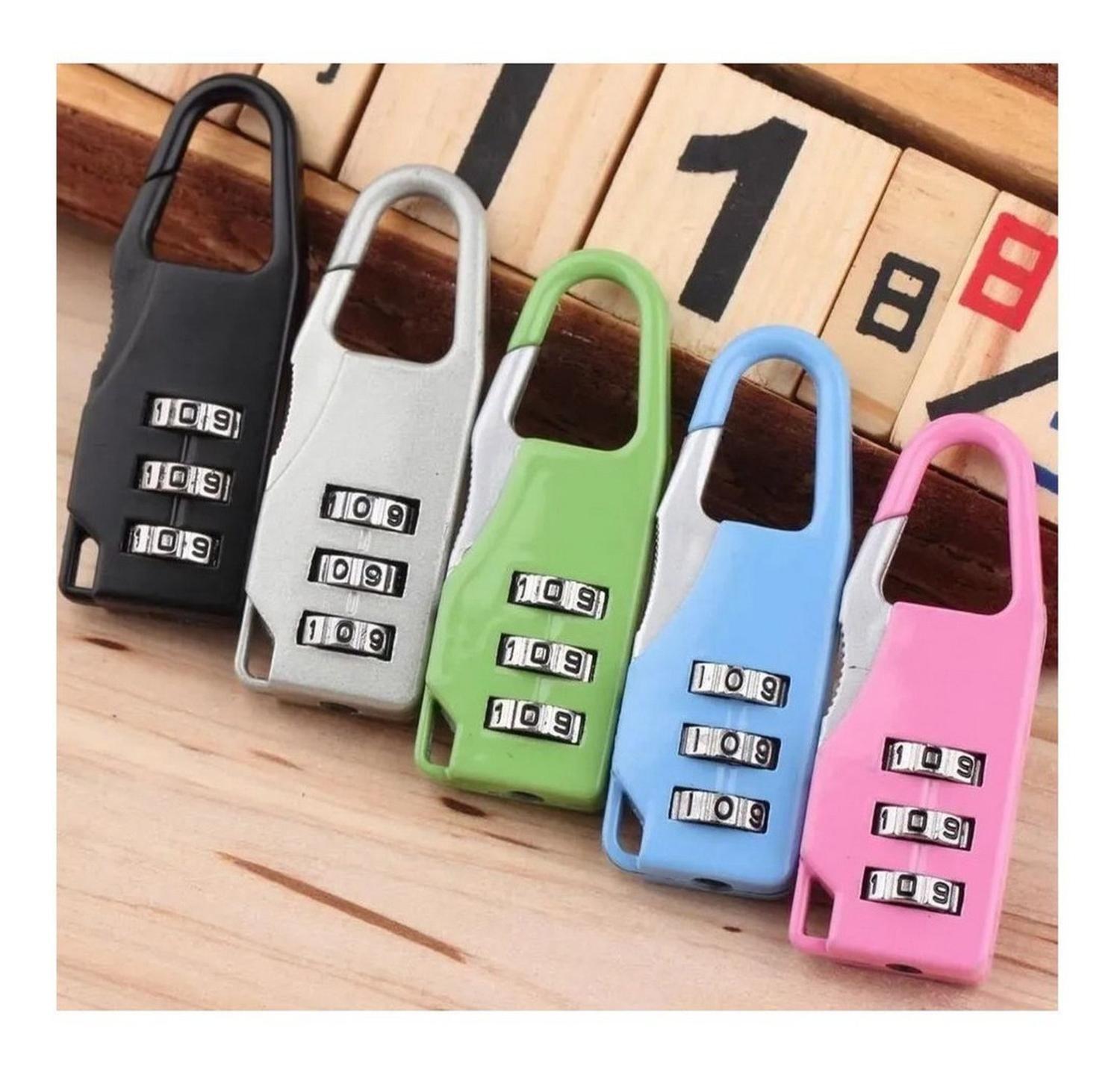 7x Pack Candado Con Clave Para Armarios, Equipaje, Lockers-6