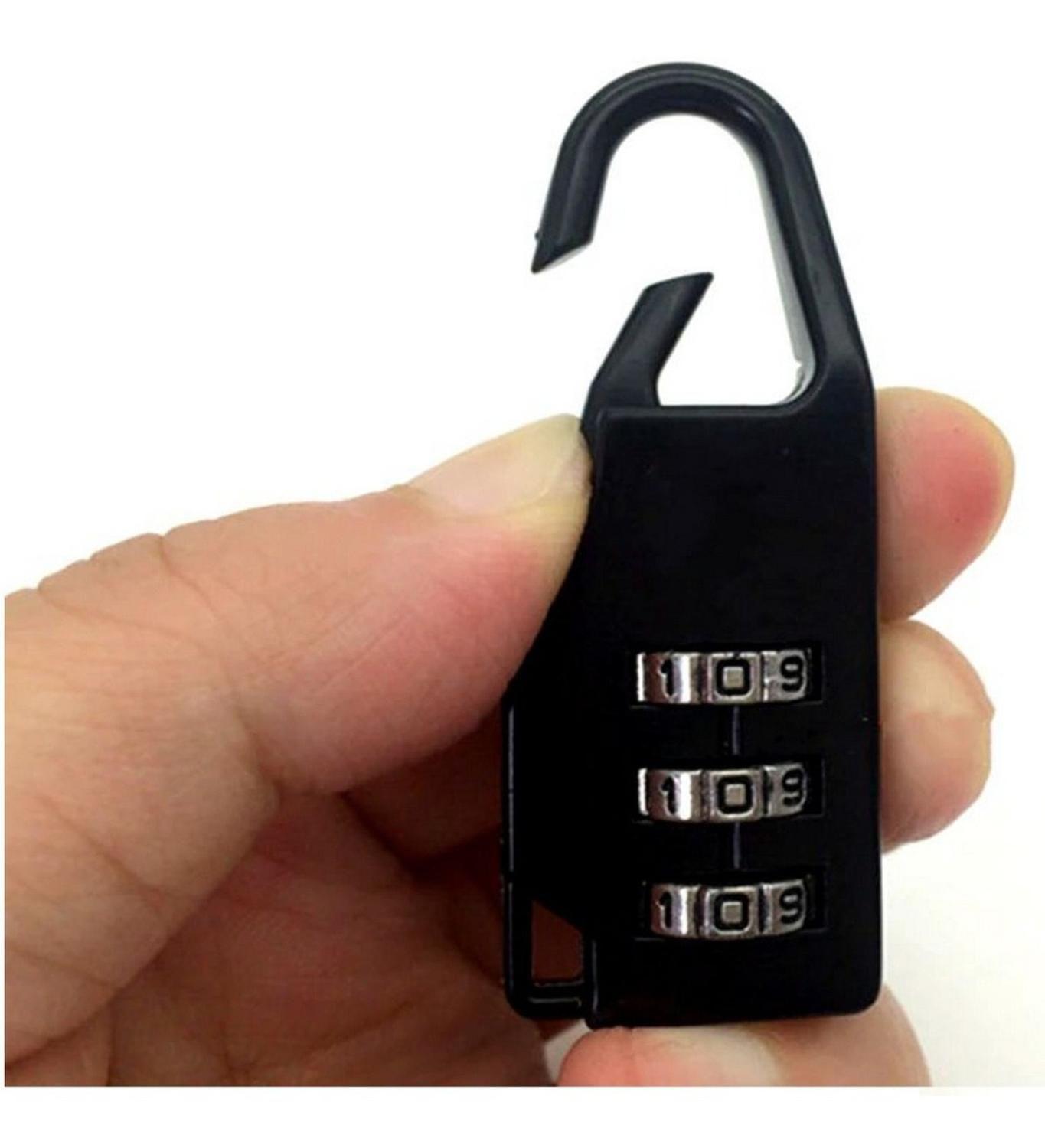 7x Pack Candado Con Clave Para Armarios, Equipaje, Lockers-7