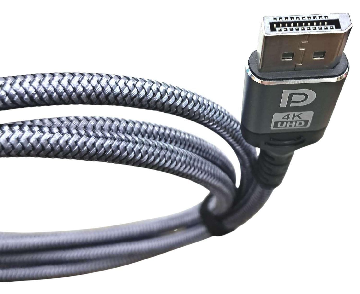 Cable Adaptador Displayport 4k Macho Reforzado Monitor Pc-3