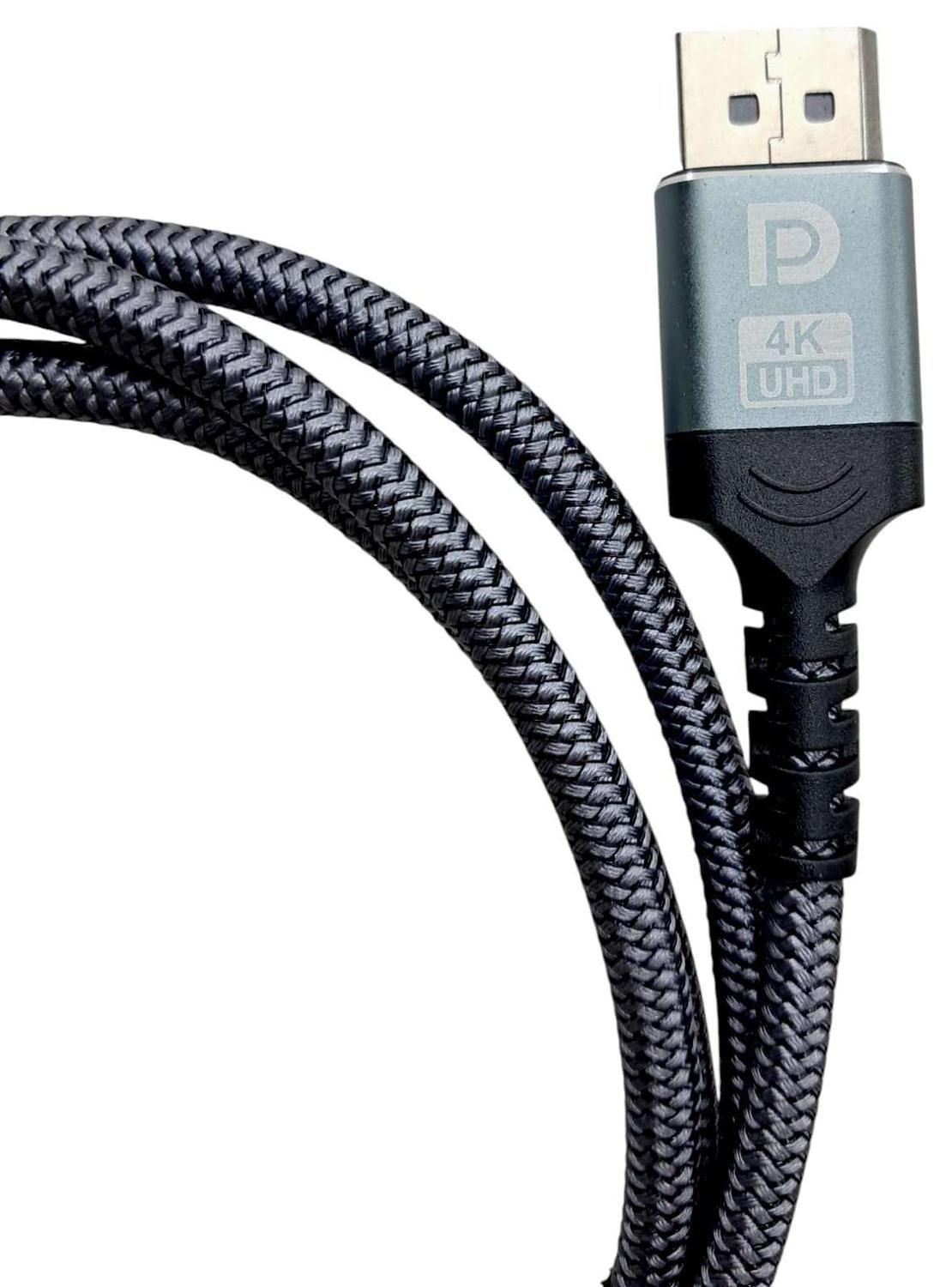 Cable Adaptador Displayport 4k Macho Reforzado Monitor Pc-4
