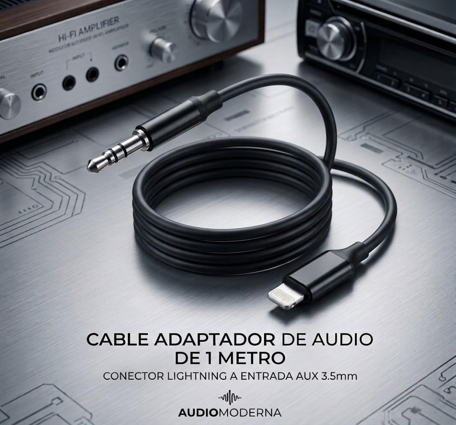 Cable Adaptador De Audio Para Lightning Usb A Auxiliar 3.5mm - YP08-4