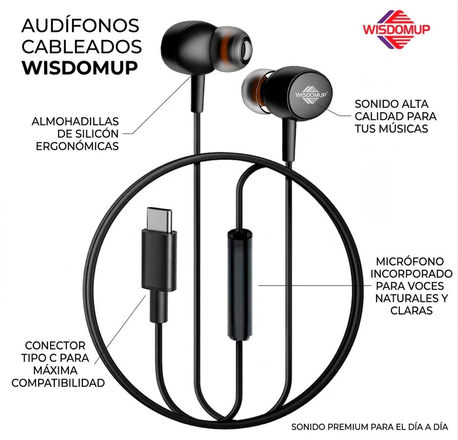 Audifonos Auriculares Manos libre Tipo C Usb Celular Android-4