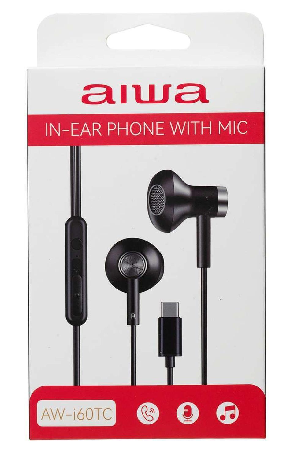 Audifono Manos libre Cable Usb Tipo C Celular Aiwa Auricular-5