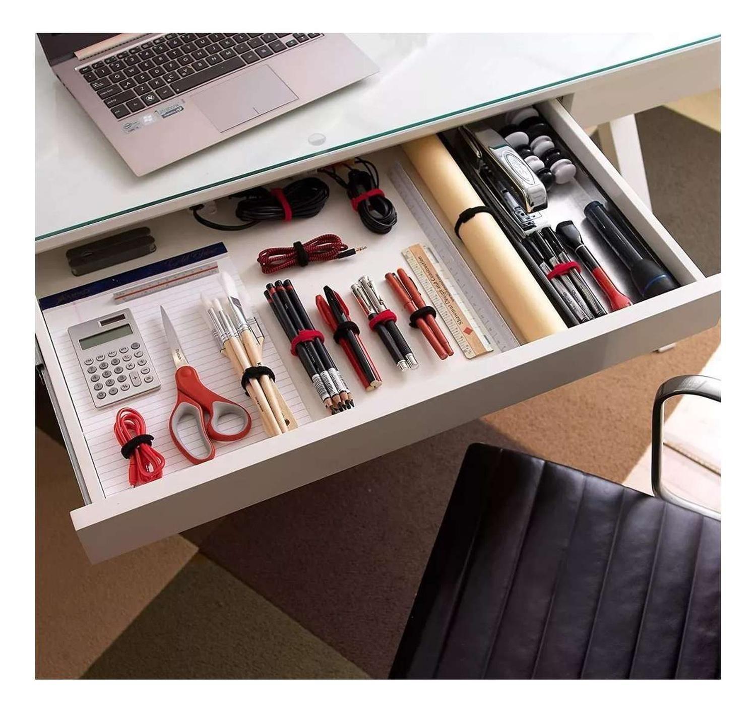 20x Pack Amarra Cable Organizador Reutilizable Velcro Cintas Diseño 2-3