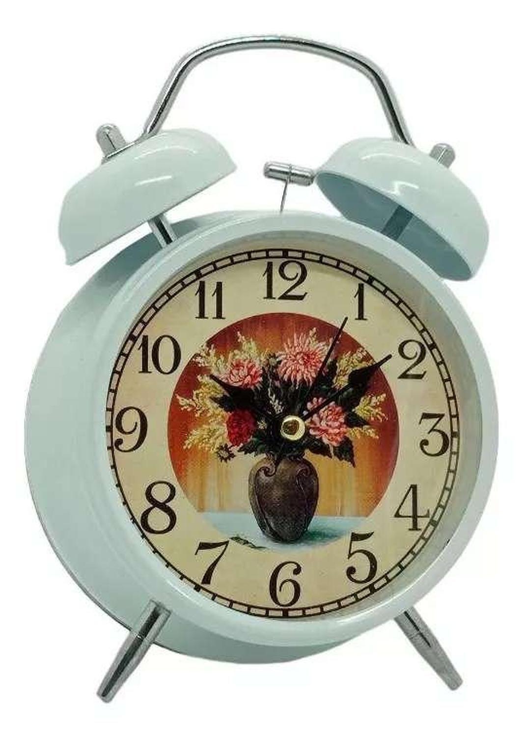 Reloj Vintage Campana Retro Campanilla Despertador Alarma Fuerte Diseño 4-2