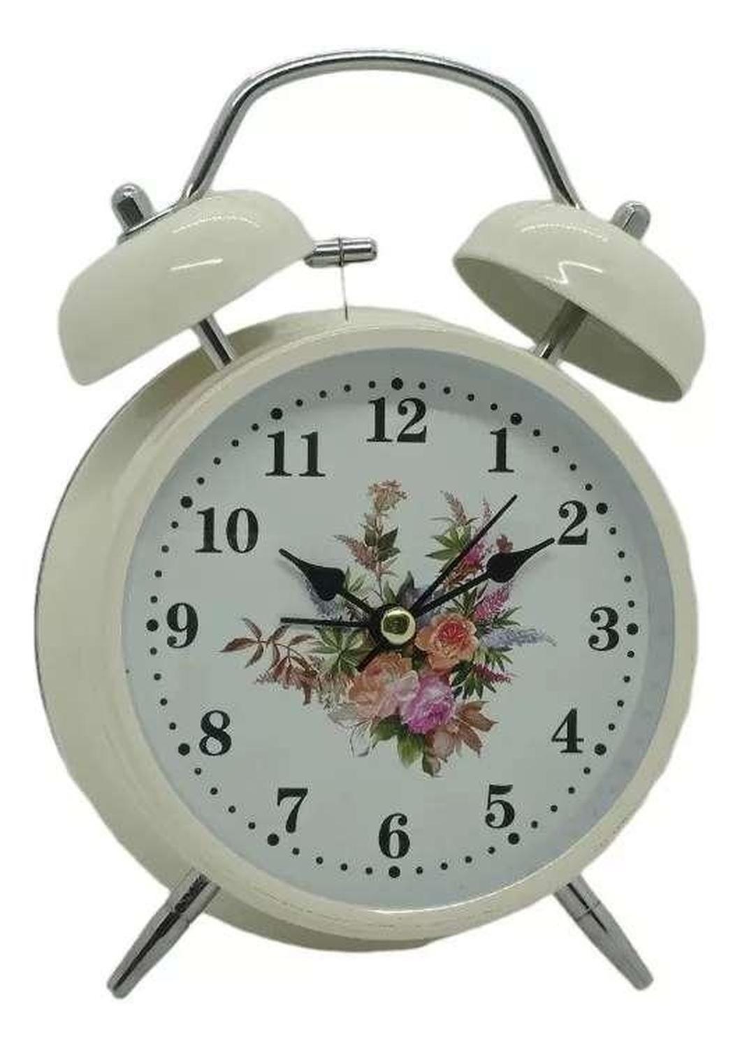 Reloj Vintage Campana Retro Campanilla Despertador Alarma Fuerte Diseño 4-4