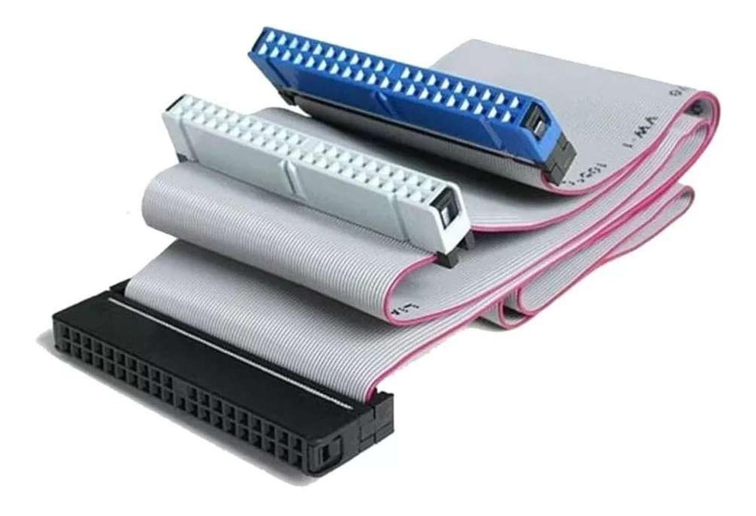 Cable Flat IDE Ata 66/100 80 pin Ultra Ata UDMA PIO-2