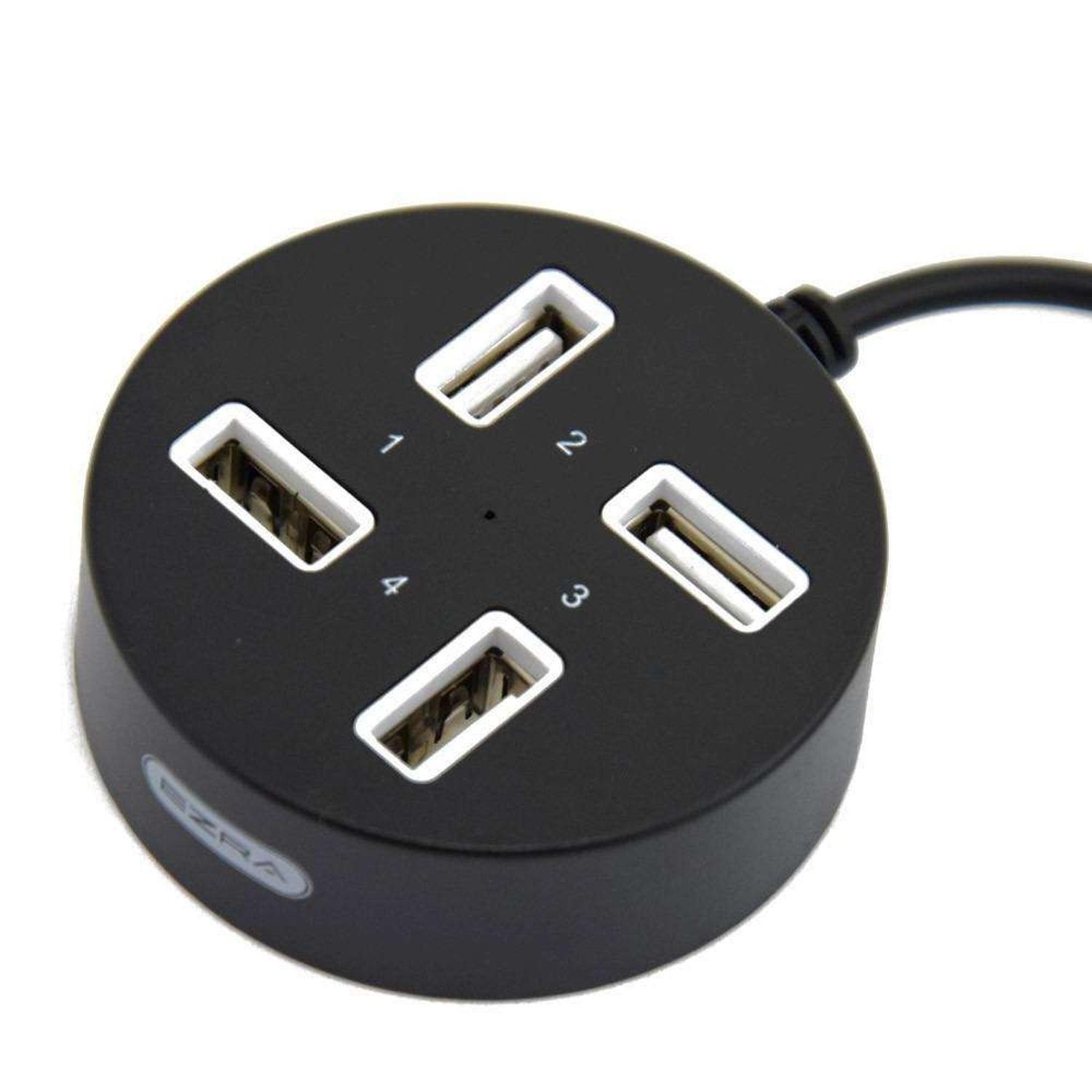 Hub Usb 4 puertos De Escritorio Redondo Puertos Pc Notebook-2