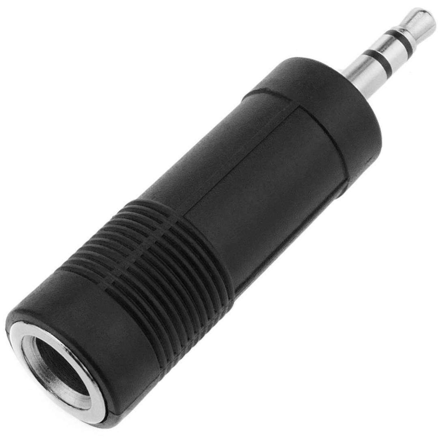 Adaptador Audio 6.3 Macho A 3.5 Hembra Estereo-0