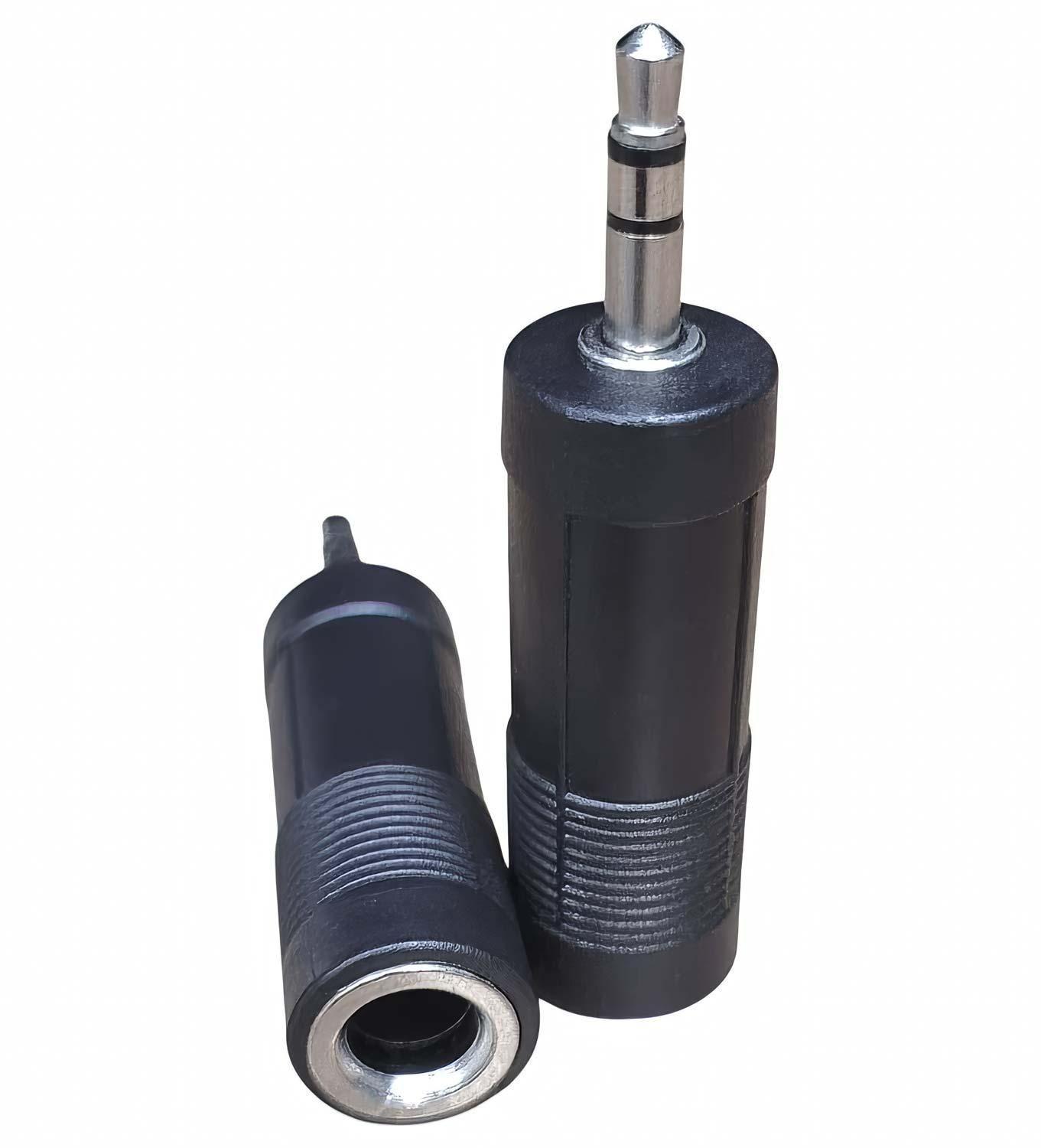 Adaptador Audio 6.3 Macho A 3.5 Hembra Estereo-1