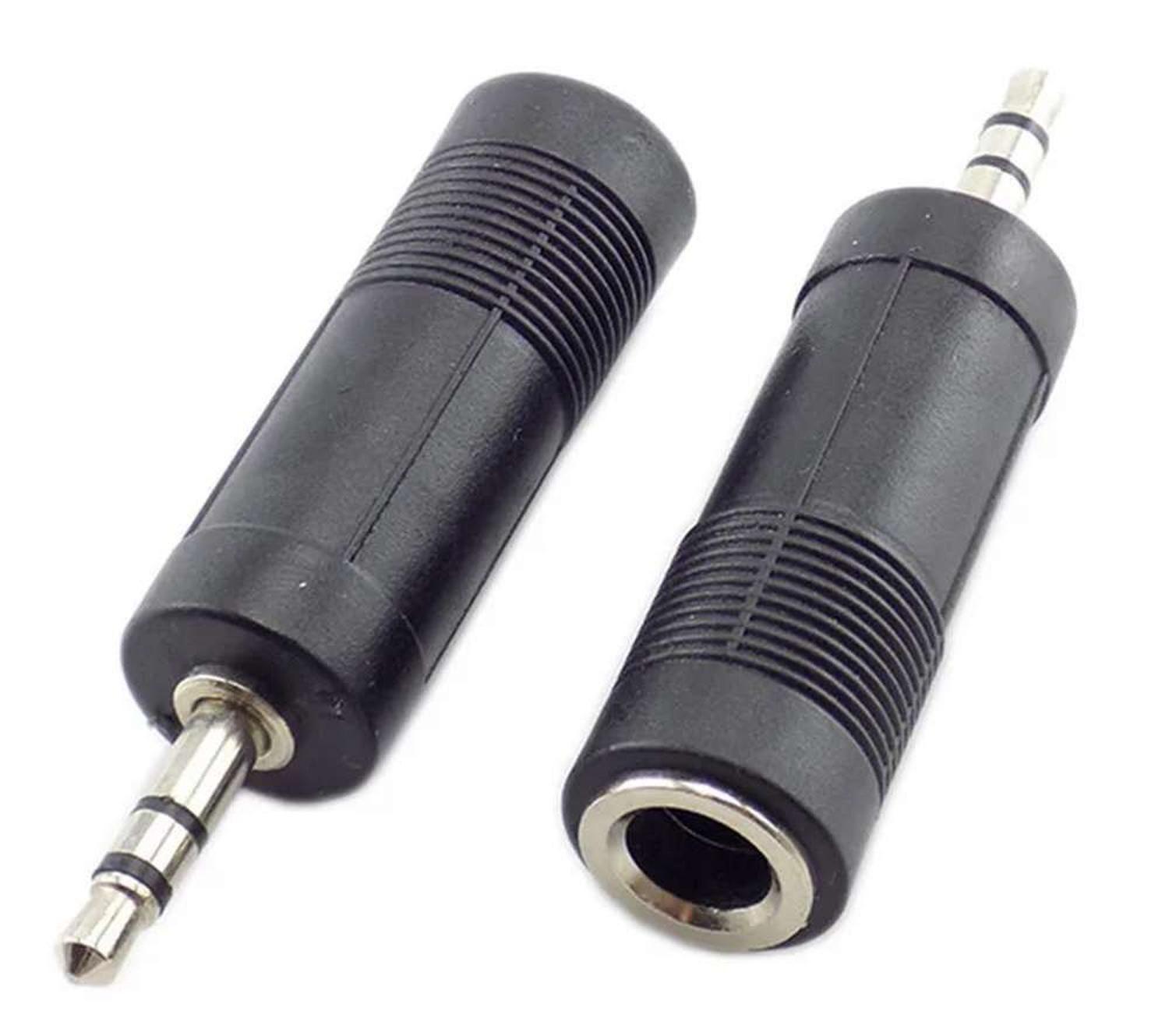 Adaptador Audio 6.3 Macho A 3.5 Hembra Estereo-5