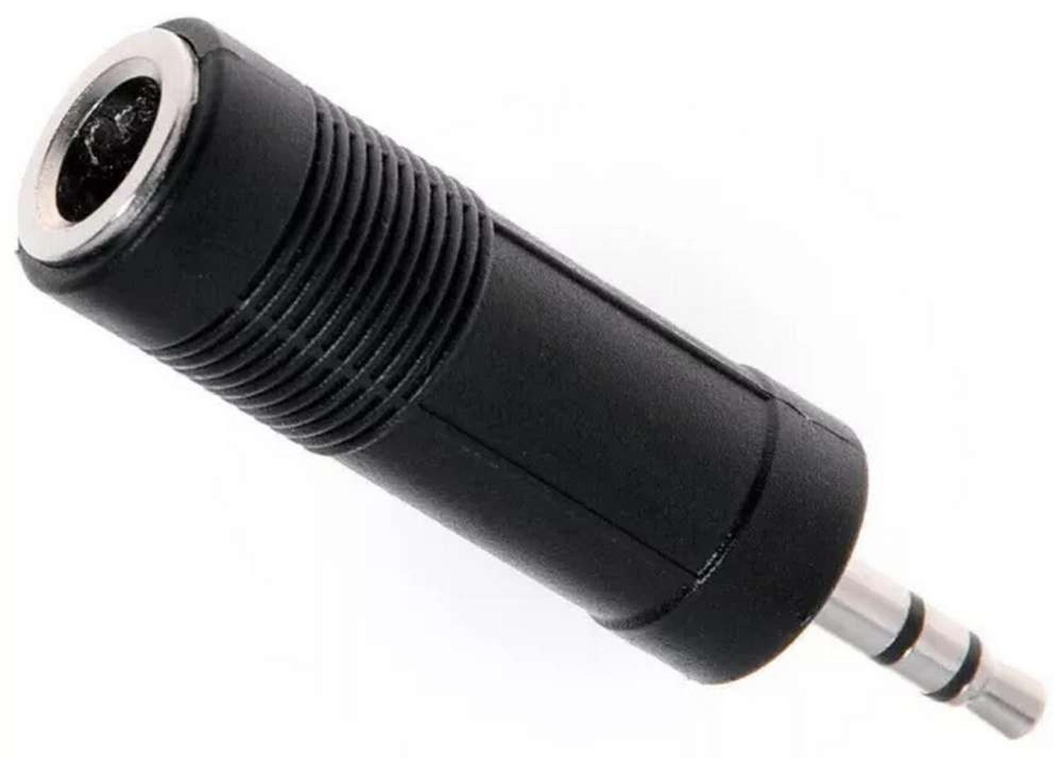 Adaptador Audio 6.3 Macho A 3.5 Hembra Estereo-6