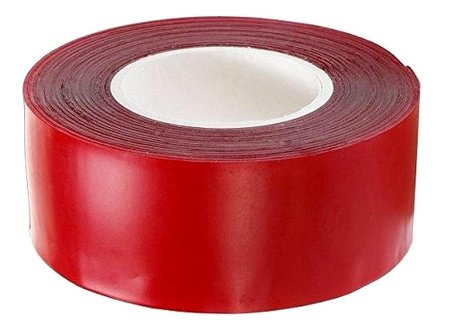 Cinta Huincha Embalaje Caja Adhesiva Ancha 200 Metros Roja-0