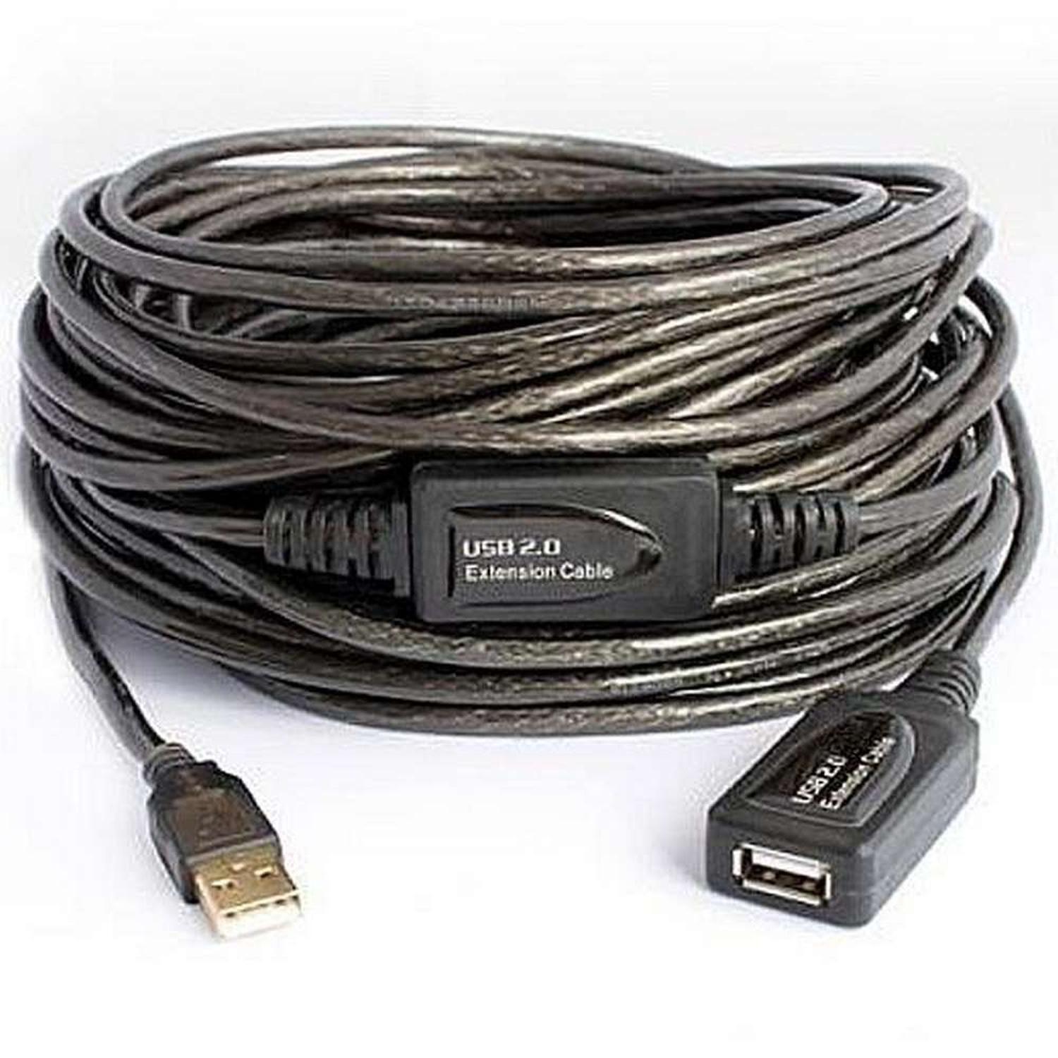 Cable alargador USB Activo Extension 20 Metros Macho Hembra-0
