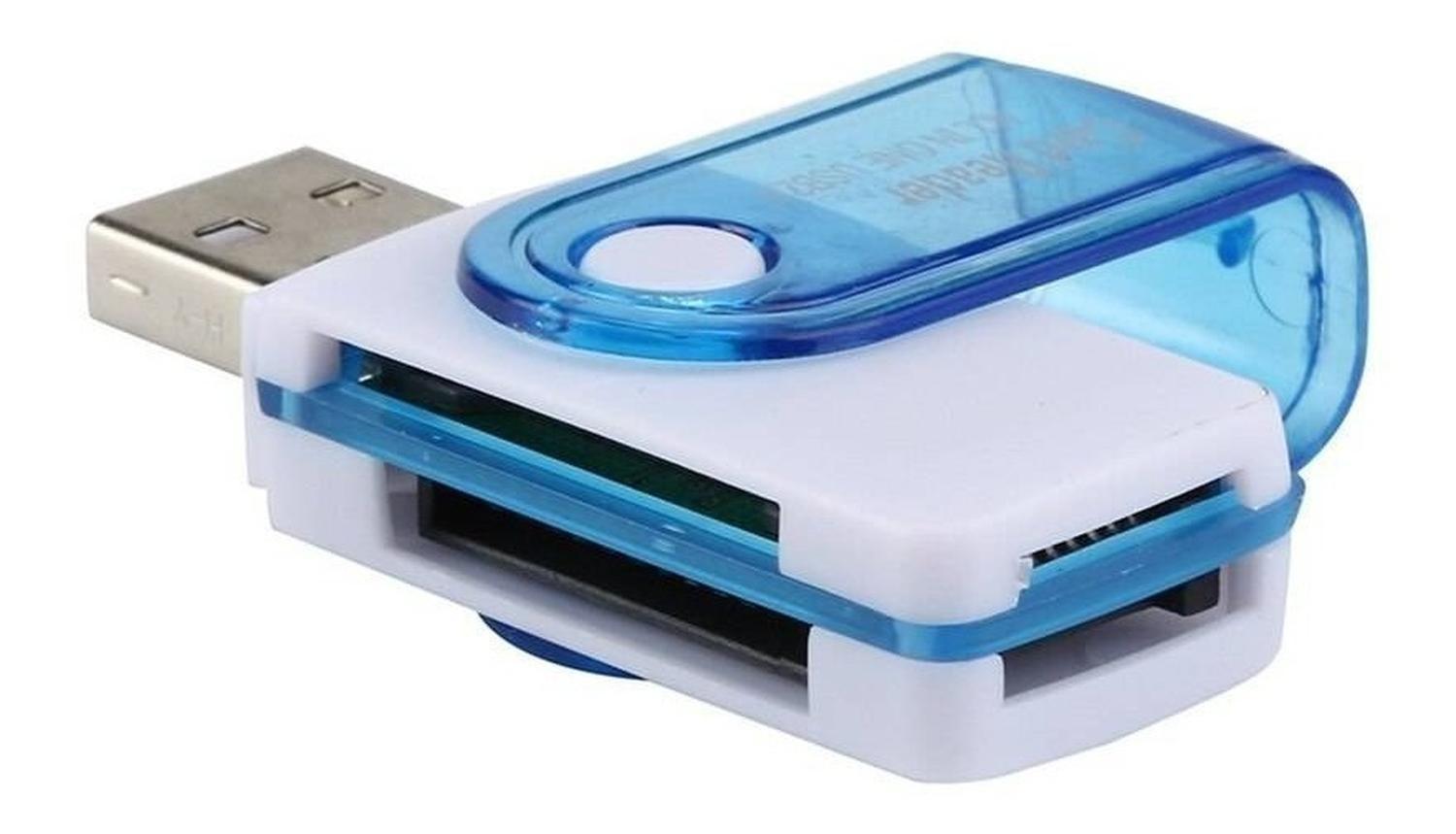 Adaptador Lector Usb De Tarjetas De Memoria Sd Micro Sd-0