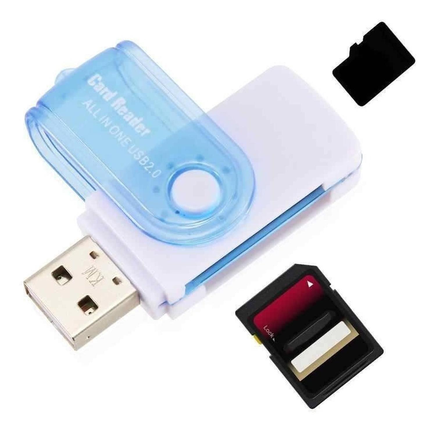 Adaptador Lector Usb De Tarjetas De Memoria Sd Micro Sd-1