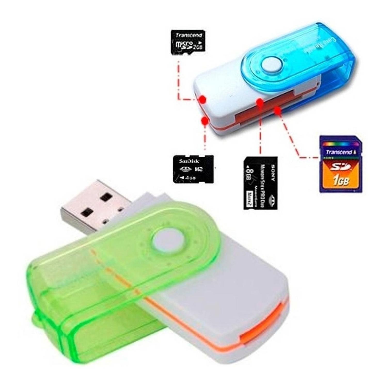 Adaptador Lector Usb De Tarjetas De Memoria Sd Micro Sd-3