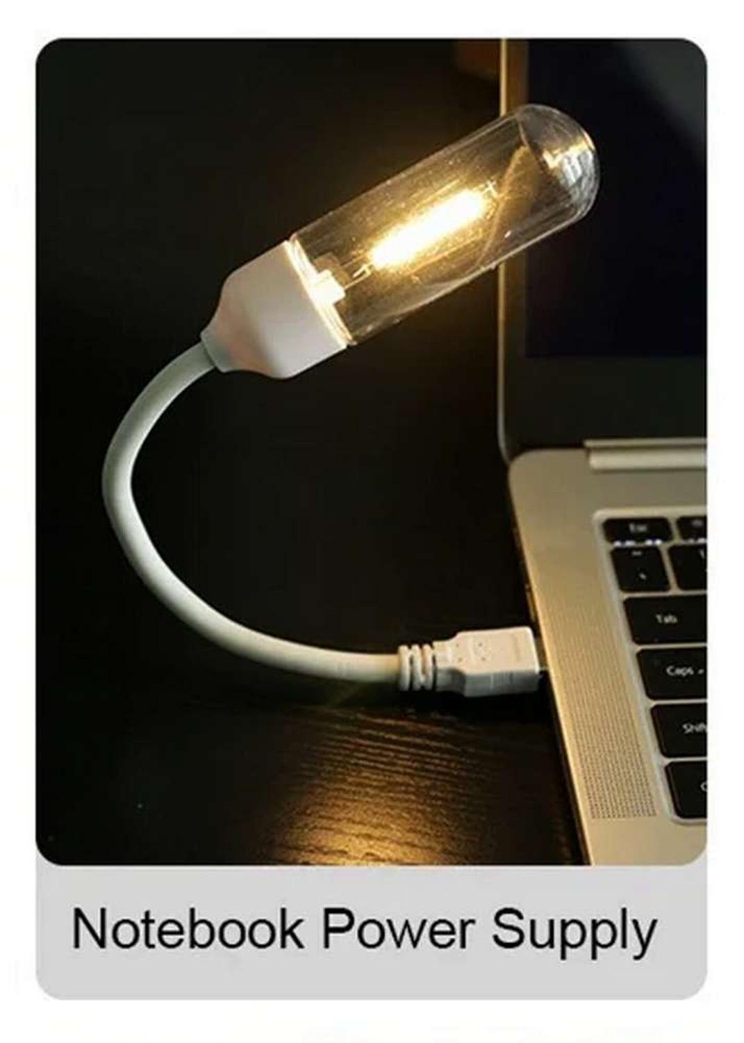 Lampara Usb Luz Led Mini Portatil Flexible Vintage Notebook-4