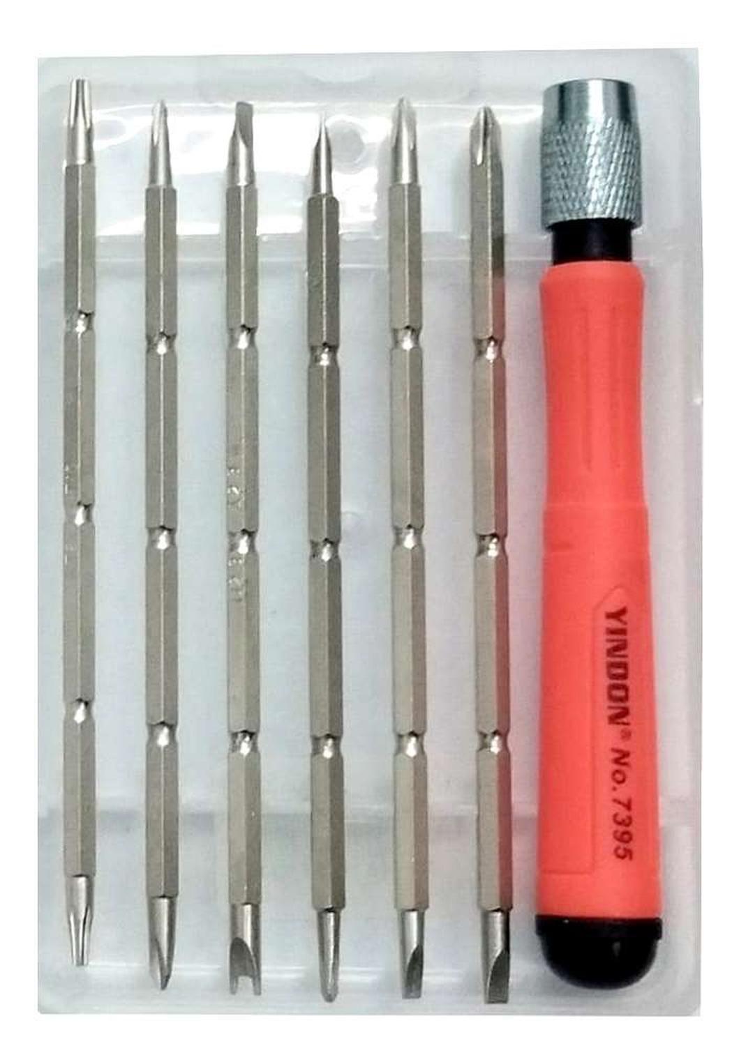 Set Destornillador 7 Piezas Precision Puntas Intercambiable-0