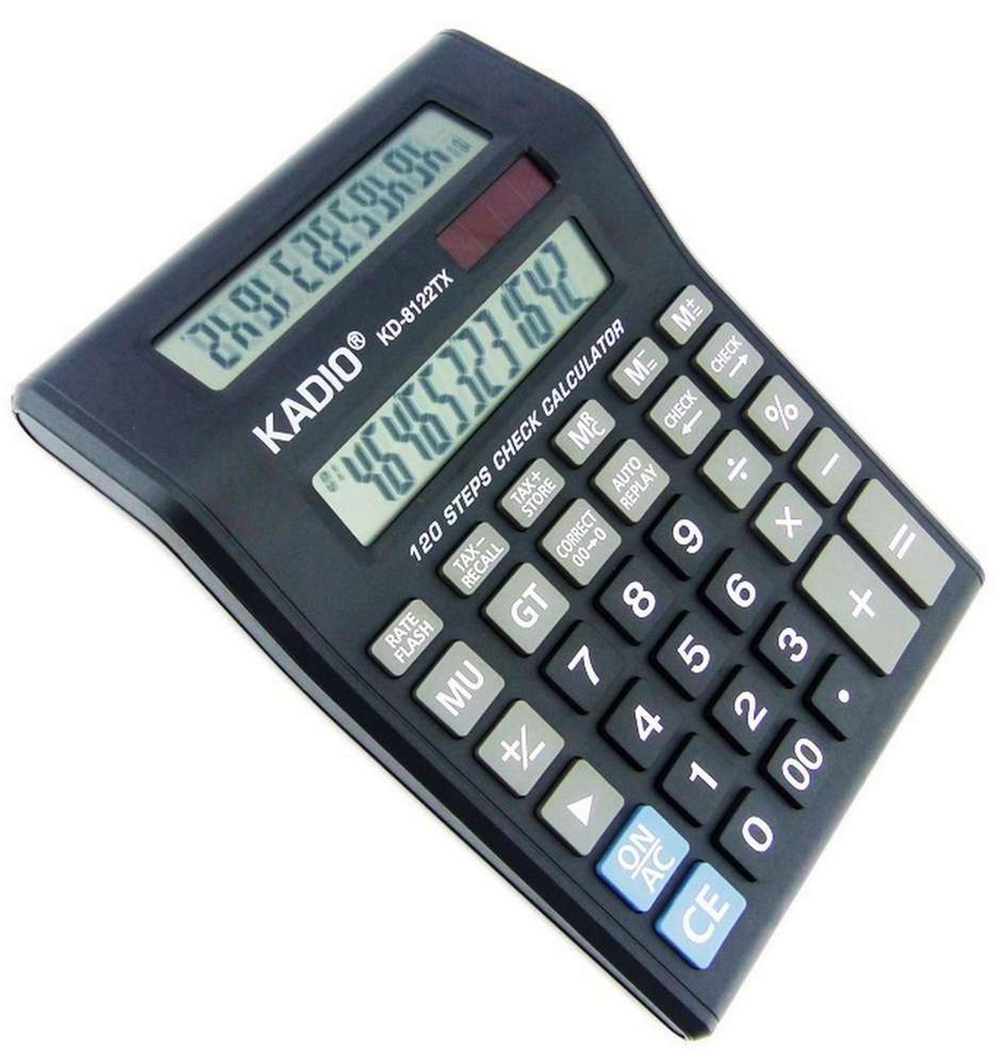 Calculadora Doble Pantalla Lcd A Pila Comercio Negocio Otros Diseño 3-0