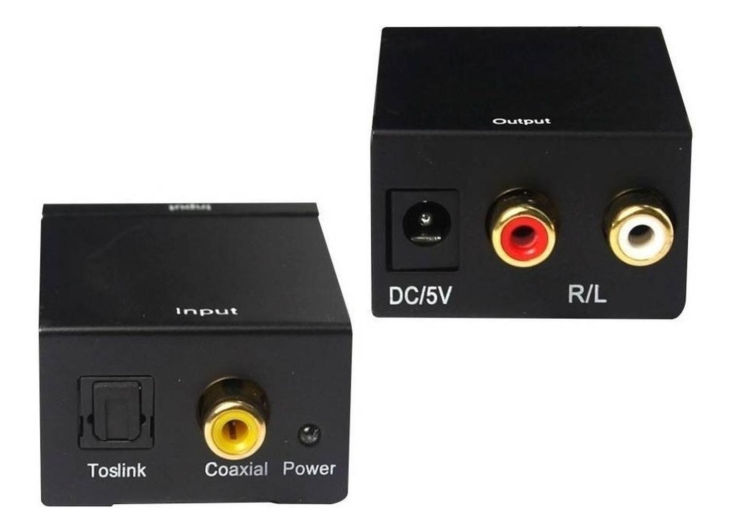 Conversor Audio Digital Optico A Rca Fibra Optica De Smarttv-5