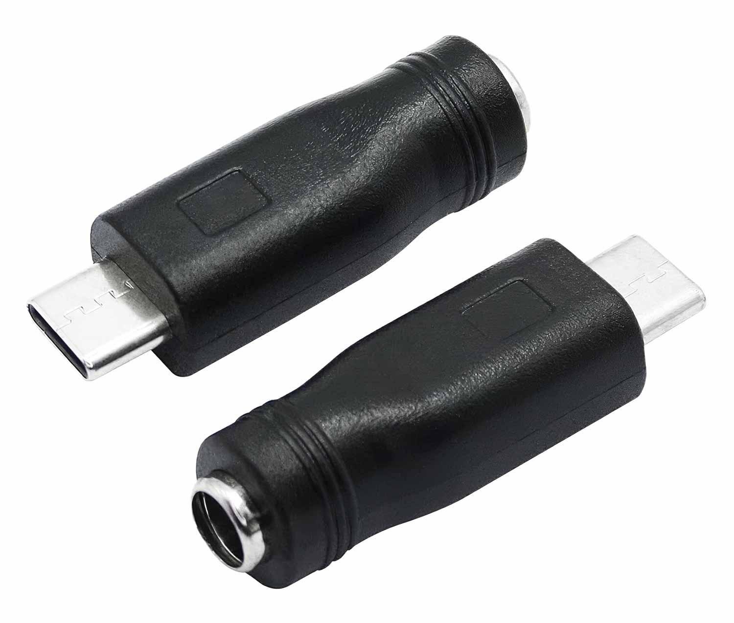 Adaptador Carga Tipo C Macho Plug Poder 5.5 x 2.1 y 2.5 mm-3