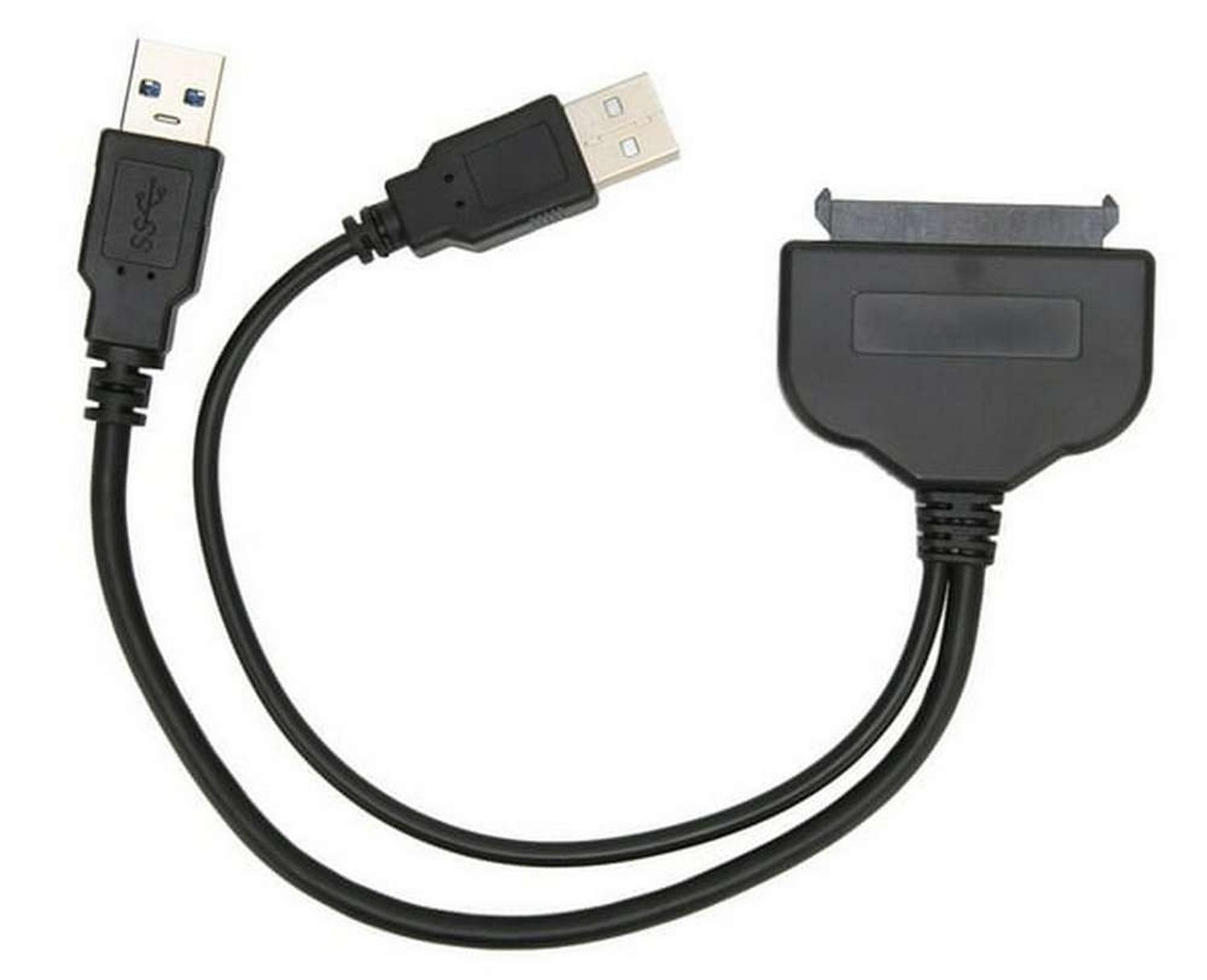 Cable Usb Sata Adaptador Pin 15 + 7 Pines Disco Duro Lector-4