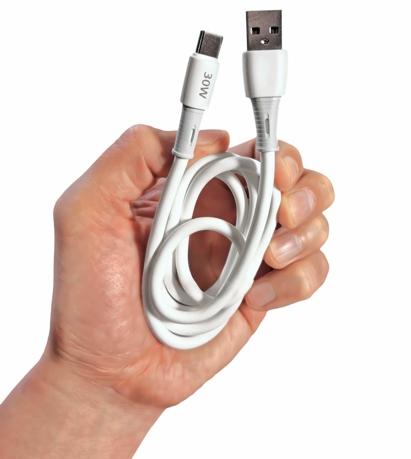 Cable Usb Tipo C Resistente Para Carga De Celular Tablet-4