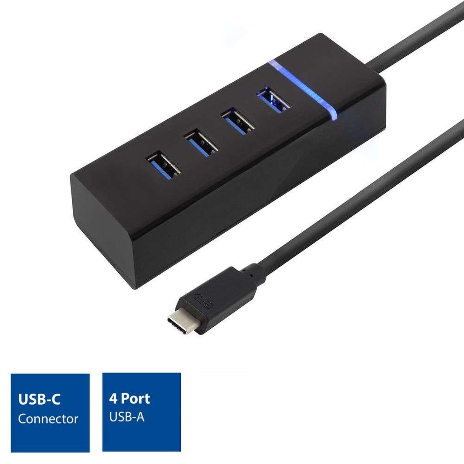 Hub Usb Adaptador Conector Tipo C Zapatilla Pc Notebook-6