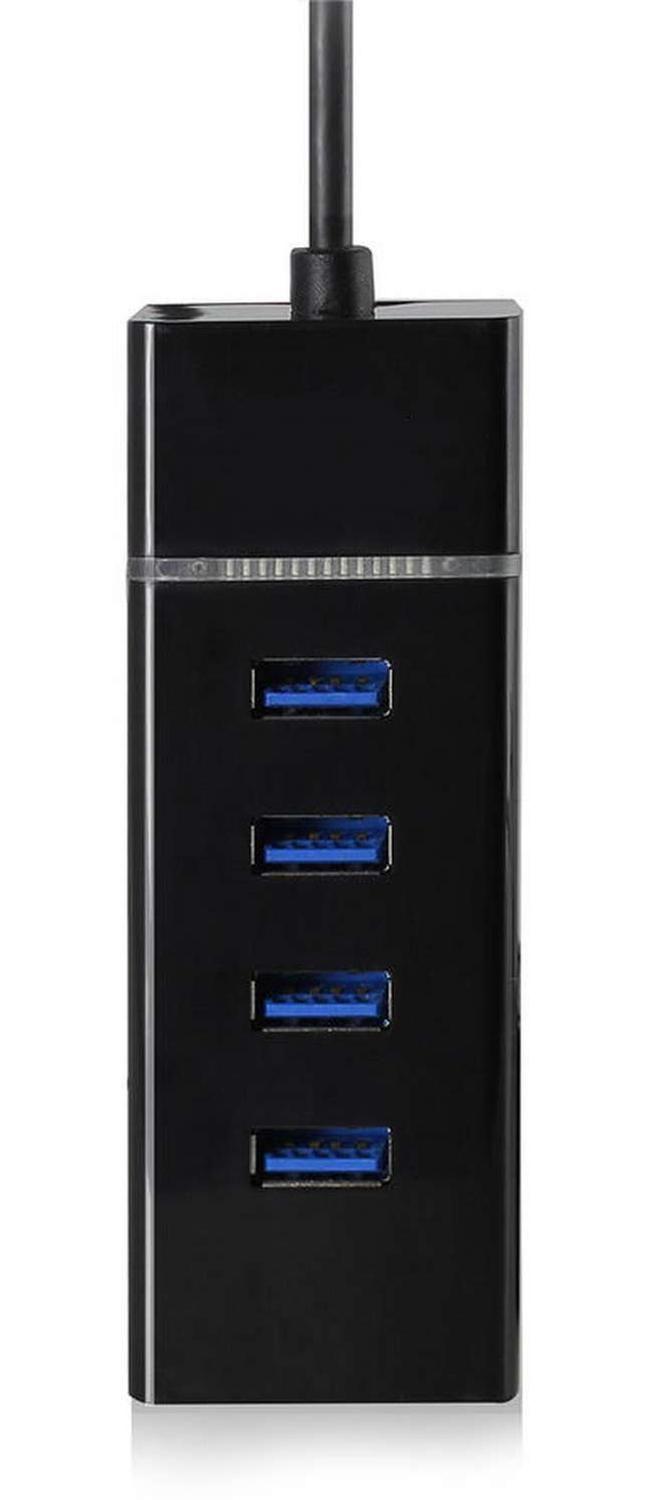 Hub Usb Adaptador Conector Tipo C Zapatilla Pc Notebook-2