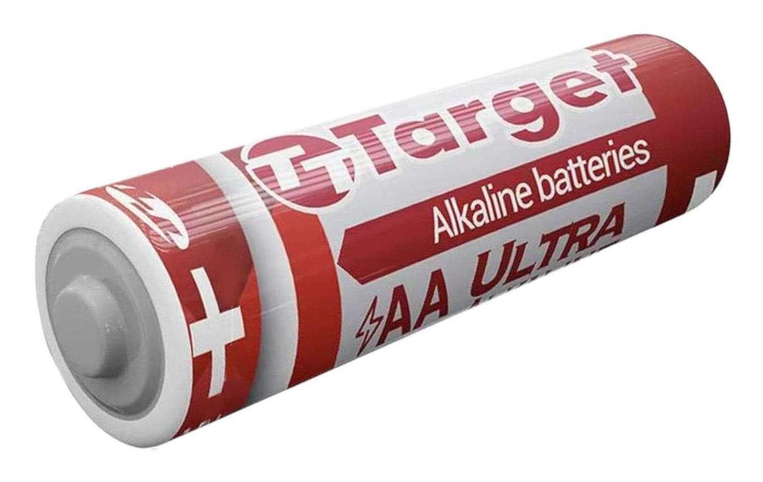 Pack 5X Pila AA Bateria Alcalina Linterna Juguetes Control - Target-2